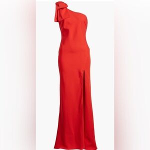 Mac Duggal- Crepe One shoulder fitted gown- size 4